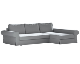 Sofá cama Backabro con funda para chaise longue