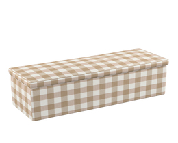 Caja de almacenamiento tapizada