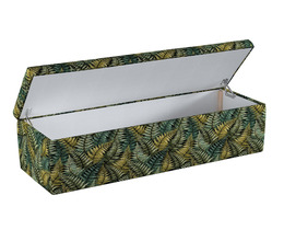 Caja de almacenamiento tapizada