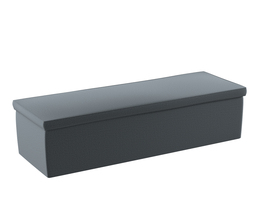 Caja de almacenamiento tapizada