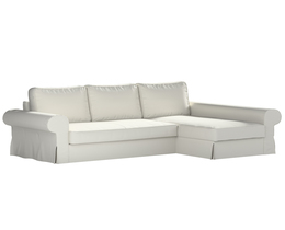 Sofá cama Backabro con funda para chaise longue