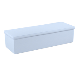Caja de almacenamiento tapizada
