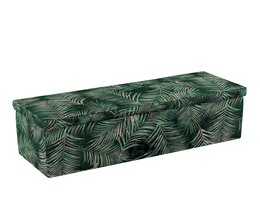 Caja de almacenamiento tapizada