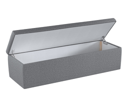 Caja de almacenamiento tapizada