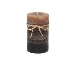 Świeca Silvia 14cm marrón oscuro