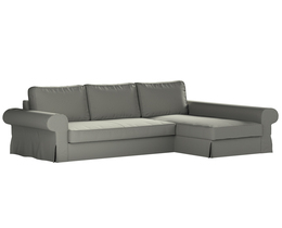 Sofá cama Backabro con funda para chaise longue