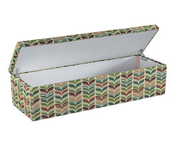 Caja de almacenamiento tapizada