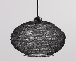 Lámpara colgante Nina Black de 48 cm