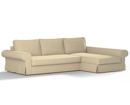 Sofá cama Backabro con funda para chaise longue