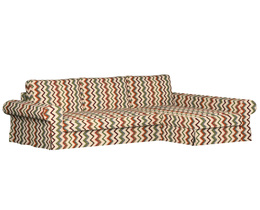 Sofá cama Backabro con funda para chaise longue