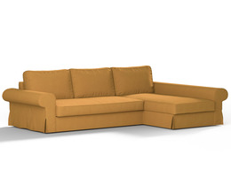 Sofá cama Backabro con funda para chaise longue