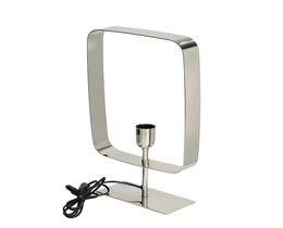 Lámpara de mesa Theo Silver de 46 cm