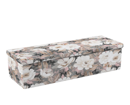 Caja de almacenamiento tapizada