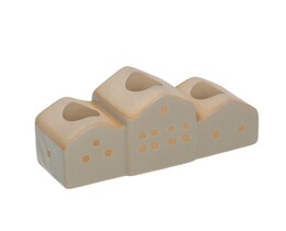Casas Świecznik 13x5x7cm beige