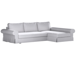 Sofá cama Backabro con funda para chaise longue