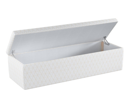 Caja de almacenamiento tapizada