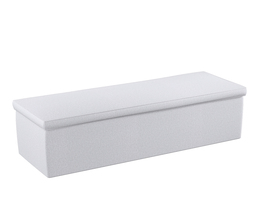 Caja de almacenamiento tapizada