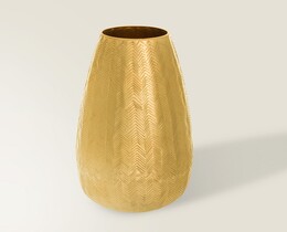 Wazon Yuli 32cm dorado
