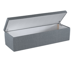Caja de almacenamiento tapizada