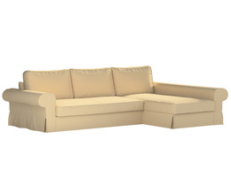 Sofá cama Backabro con funda para chaise longue