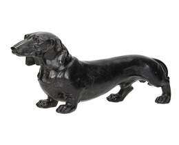 Figura de perro salchicha 39x11x19cm