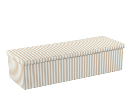 Caja de almacenamiento tapizada