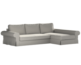 Sofá cama Backabro con funda para chaise longue