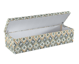 Caja de almacenamiento tapizada