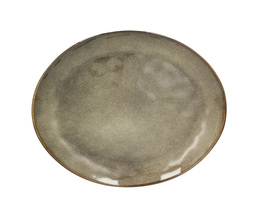 Plato llano Gelato ⌀27cm marrón