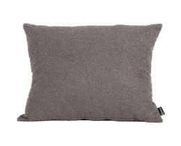 Funda de cojín Shirley gris oscuro