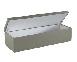 Caja de almacenamiento tapizada
