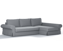 Sofá cama Backabro con funda para chaise longue