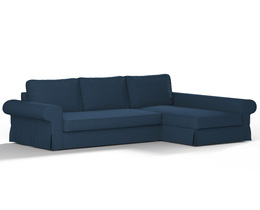 Sofá cama Backabro con funda para chaise longue
