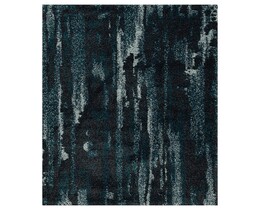 Dywan Softness cerca del negro/azul pavo real 120x170cm