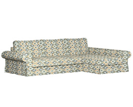 Sofá cama Backabro con funda para chaise longue
