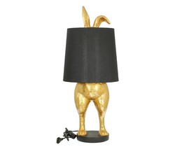 Lámpara de mesa Conejo Dorado 74cm