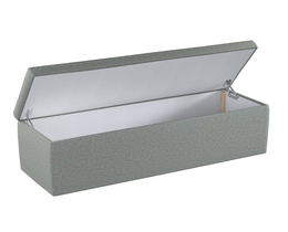 Caja de almacenamiento tapizada