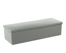 Caja de almacenamiento tapizada