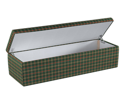 Caja de almacenamiento tapizada
