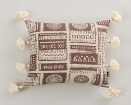 Funda de cojín Tassel Nomad Tribal de 45x45 cm