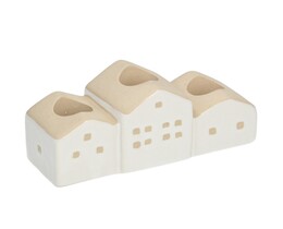 Casas Świecznik 13x5x7cm blanco