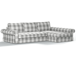 Sofá cama Backabro con funda para chaise longue