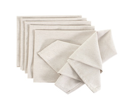 Juego de servilletas de 6 piezas, 42x42cm, Loneta 133-65