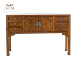 Mesa consola Ibuku marrón 120x38x95cm