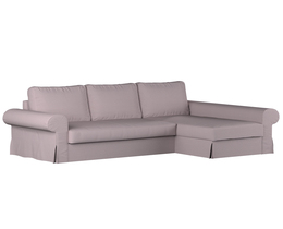 Sofá cama Backabro con funda para chaise longue