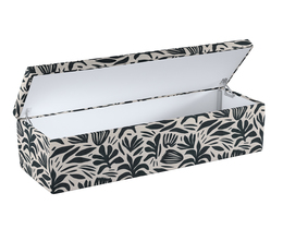 Caja de almacenamiento tapizada