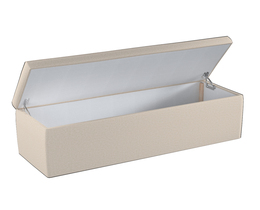 Caja de almacenamiento tapizada