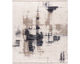 Dywan Boho crema/azul marinero 200x290cm