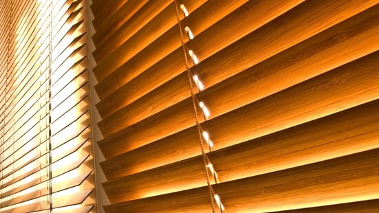 persianas de bambú