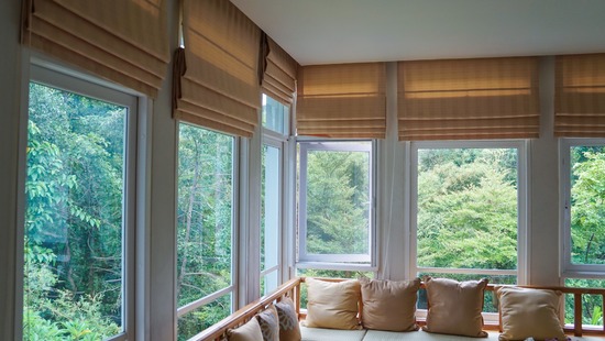Cortinas romanas para ventanas